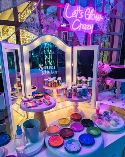sonia glitter, face paint, pintacaras, glitter bar, bodas, asturias, bodas asturias, glitter bar asturias, nia eventos