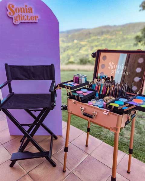 sonia glitter, face paint, pintacaras, glitter bar, bodas, asturias, bodas asturias, glitter bar asturias, nia eventos
